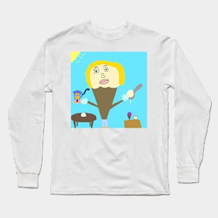 Ice Cream Person Long Sleeve T-Shirt